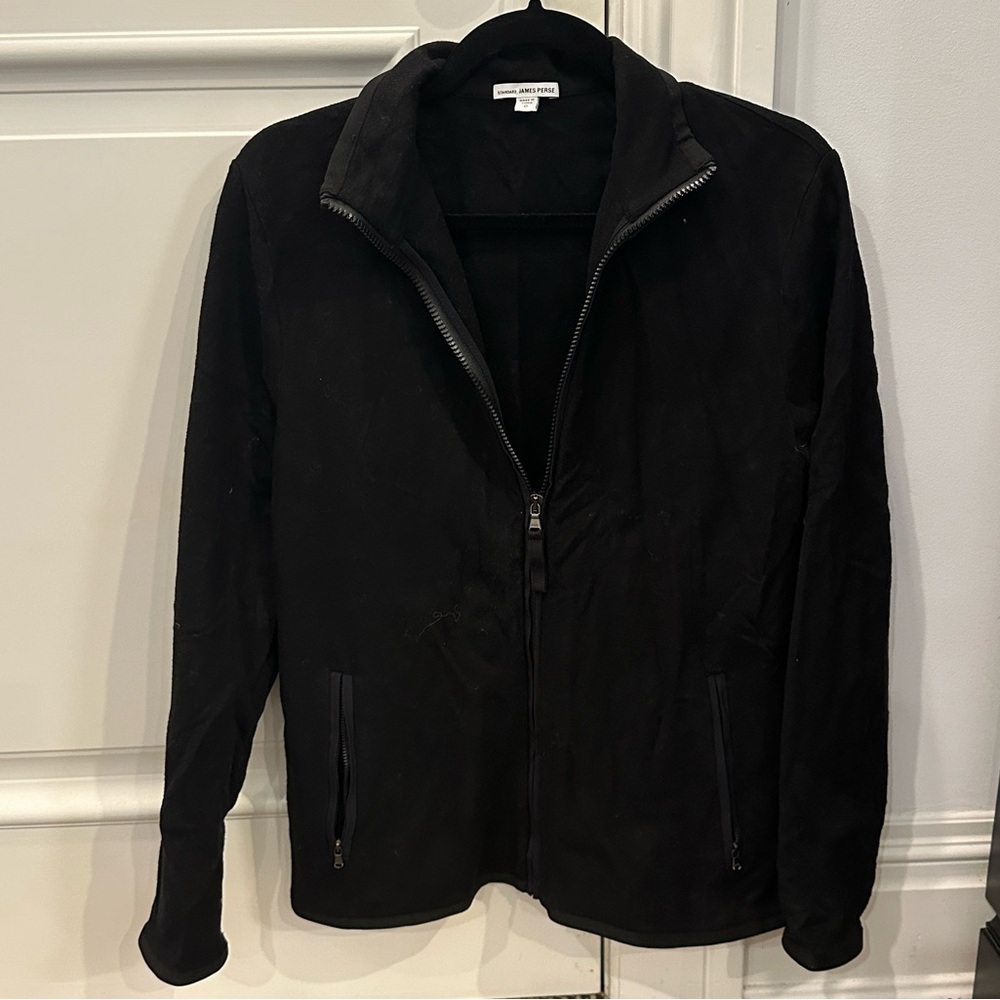 James Perse Cotton Fleece Jacket Size 0